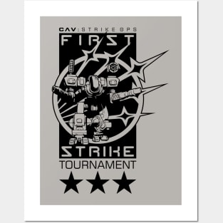 FIRST STRIKE TOURNAMENT BLACK Posters and Art